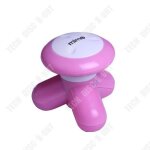 Td appareil de massage manuel pour femme en gros triangle color - masseur mini avec trpied - livr ...