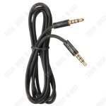 Td® cable audio jack 3. 5 mm a 3. 5 mm male a male noir cordon auxiliaire pour casque cable audio stereo ... Td® cable audio jack 3. 5 mm a 3. 5 mm male a male noir cordon auxiliaire pour casque cable audio stereo ...