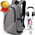Td dtbg sac a dos pour ordinateur portable 17 3 pouces, sac a dos college, port de chargement usb