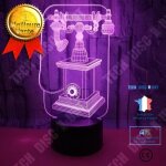 Td� lampe optique poser d�coratif tactile 7 couleurs illusion optique - mod�le t�l�phone - faible consommatio ...