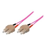 Tecline - cordon de raccordement - sc multi - mode (m) pour sc multi - mode (m) - 10 m - fibre optique ...