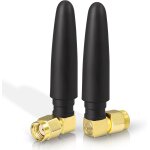 Teeaw - antenne wifi 2. 4g / 5g antenne  angle droit connecteur mle rp - sma lger omnidirectionnel ...