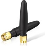 Teeaw - petite antenne wifi bi - bande 2. 4ghz 5ghz rp - sma connecteur mle lger omnidirectionnel 5cm ...