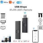Tlcommande universelle tuya wifi rf + ir, forme usb, contrleur hub intelligent, commande vocale, fonctionne ...