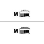 Teleg�rtner - cordon de raccordement - rj - 45 (m) pour rj - 45 (m) - 50 cm - cat 5e - d�marr� - jaune ...