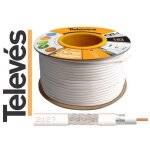 Televes cxt1 - c�ble d'antenne en vrac - 100 m - coaxial - blanc