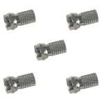 Marque televesset 5x f - connector 7mm avec joint en caoutchouc crou large pour cble d'antenne coaxial ...