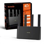 Tenda routeur 4g08 box 4g + lte cat6 300mbps, wifi ac1200 bi - bande, 4 antennes, port gigabit, mesh ...