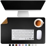 Teppd - 90x43 cmmousepad noir grand tapis de souris tapis de bureau tapis xxl tapis ordinateur deco fourniture ...
