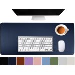 Teppd - bleu marine mousepad grand tapis de souris 90x43 cmtapis tapis de bureau xxl tapis ordinateur ...