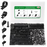 Teppd - clips câbles, 290pièces attache cable rangement de cable fixation management, gestion clips durable ... Teppd - clips câbles, 290pièces attache cable rangement de cable fixation management, gestion clips durable ...