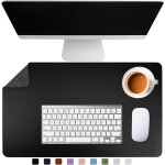 Teppd - noir mousepad grand tapis de souris 90x43 cmtapis de bureau tapis xxl tapis ordinateur deco fourniture ...
