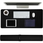Teppd - sous - main bureau xxl (90x40cm) - tapis de souris grand format en cuir pu double face - antid�rapant, ...