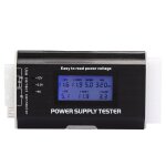Testeur d'alimentation d'ordinateur, écran lcd, support en alliage d'aluminium 20 / 24 broches atx sata ... Testeur d'alimentation d'ordinateur, écran lcd, support en alliage d'aluminium 20 / 24 broches atx sata ...