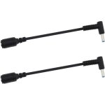 Tgrw - 2pcs chargeur pour ordinateur portable dc convertisseur cble 7. 4x5mm femelle  4. 5x3mm mle ...