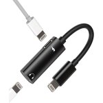 Tgrw - adaptateur lightning jack ecouteur chargeur cable(2en1)certifi apple mfi double prise accessoire ...