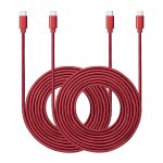 Thef - lot de 2 câbles usb c vers usb c, 60 w, câble de type c, compatible avec macbook pro / galaxy ... Thef - lot de 2 câbles usb c vers usb c, 60 w, câble de type c, compatible avec macbook pro / galaxy ...