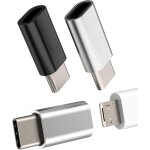 Thef - lot de 3 adaptateurs micro usb femelle vers usb c mle (3 paquets) - cble android connecteur ...