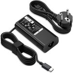 Thef - 65w usb c chargeur ordinateur portable remplacement pour de ll latitude 5430 5530 5540 7390 7440, ... Thef - 65w usb c chargeur ordinateur portable remplacement pour de ll latitude 5430 5530 5540 7390 7440, ...
