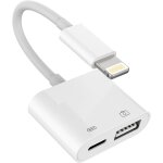 Thef - adaptateur lightning vers usb (2 en 1) pour iphone otg adaptateur appareil photo lecteur de carte ...