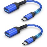 Thef - adaptateur usb c vers usb 3. 0 lot de 2, otg type c mâle vers usb a femelle otg câble compatible ... Thef - adaptateur usb c vers usb 3. 0 lot de 2, otg type c mâle vers usb a femelle otg câble compatible ...