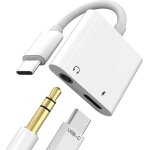 Thef - adaptateur usb c vers jack 3, 5 mm 2 en 1 pour apple iphone15 pro max plus mini pour ipad compatible ...