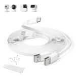 Thef - blink mini 2 usbc blanc 6m 2pack, cble rallonge usb a vers usb c long plat cordon type a 2. 0 ...