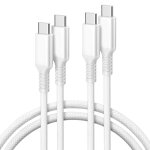 Thef - cable usb c iphone 16 15 pro max, cble chargeur usb c vers type c 100w 2m 2 - pack, cordon charger ...