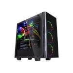 Thermaltake view 21 tg - tempered glass edition - tour - atx - pas d'alimentation - noir - usb / audio ...