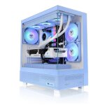 Thermaltake view 270 tg - bo�tier moyen tour - bleu clair - rgb - fen�tre