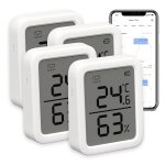 Thermomètre et hygromètre plus ¿ capteur numérique de température et d'humidité avec bluetooth, alerte ... Thermomètre et hygromètre plus ¿ capteur numérique de température et d'humidité avec bluetooth, alerte ...