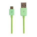 Thomson x link 4. 0 th1127 cble data micro usb vert 1 mtre pour charge, synchronisation et transfert ...