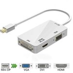 Thunderbolt 2 dock hub mini displayport  vga hdmi adaptateur 4k dvi convertisseur pour macbook mac book ...