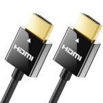 Tianyi - 0, 5m cble hdmi slim (cble hdmi petit et flexible) 4k cble hdmi 2. 0 1080p 2160p uhd arc ...