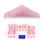 Tianyi - lot de 100 connecteurs  souder avec gaine thermortractable connecteurs de fil  souder pour ...