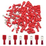 Tianyi - 100 pices connecteurs pour cbles bche connecteurs mle et femelle isols cosses electriques ...