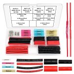 Tianyi - 105 pices kit bornes connecteurs thermortractables, connecteurs electriques isols thermortractabl ...
