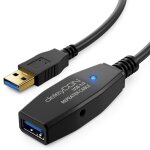 Tianyi - 10m cble actif usb 3. 0 rallonge active avec 2 amplificateur de signal cble rpteur usb3. ...