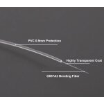 Tianyi - ® - 10m cble fibre optique sc / apc  sc / apc invisible / transparent pour orange sfr bouygues, ...