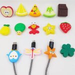 Tianyi - lot de 14 protecteurs de câble en forme de fruits mignons pour chargeur, protection de chargeur ... Tianyi - lot de 14 protecteurs de câble en forme de fruits mignons pour chargeur, protection de chargeur ...