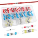 Tianyi - 150 pices kit bornes connecteurs thermortractables, connecteurs electriques isols thermortractabl ...