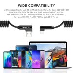 Tianyi - lot de 2 cable usb c spirale, 3a 60w cable usb c charge rapide support qc3. 0 cable usb c coudé ... Tianyi - lot de 2 cable usb c spirale, 3a 60w cable usb c charge rapide support qc3. 0 cable usb c coudé ...