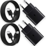 Tianyi - 2 pack chargeur usb c rapide 25w + cable usb - c compatible avec samsung galaxy a55 a54 a53 ... Tianyi - 2 pack chargeur usb c rapide 25w + cable usb - c compatible avec samsung galaxy a55 a54 a53 ...