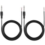 Tianyi - 2 pcs câble audio jack 6, 35 mm vers haut - parleur 1, 5 m, connecteur mâle mono ts 6, 35 mm ... Tianyi - 2 pcs câble audio jack 6, 35 mm vers haut - parleur 1, 5 m, connecteur mâle mono ts 6, 35 mm ...