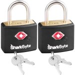 Tianyi - lot de 2 serrures de bagages approuvées par la tsa avec clés - cadenas de voyage pour valise, ... Tianyi - lot de 2 serrures de bagages approuvées par la tsa avec clés - cadenas de voyage pour valise, ...