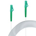 Tianyi - ® - 20m cble fibre optique lc / apc  lc / apc invisible / transparent, fibre optique monomode ...