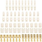 Tianyi - 240pièces connecteur electrique 6. 3 mm pas 2 / 3 / 4 broches mâle femelle terminal plug, 6. ... Tianyi - 240pièces connecteur electrique 6. 3 mm pas 2 / 3 / 4 broches mâle femelle terminal plug, 6. ...