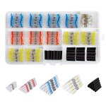 Tianyi - 250pcs connecteur de fil de joint de soudure 4 tailles cosse thermorétractables souder connecteur ... Tianyi - 250pcs connecteur de fil de joint de soudure 4 tailles cosse thermorétractables souder connecteur ...