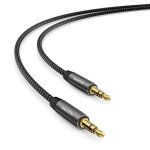 Tianyi - 2x 1m nylon cble jack audio 3, 5mm stro aux cble en nylon prise mtallique tlphone portable ...