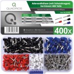 Tianyi - lot de 400 embouts de cble isols embouts de cble partiellement isols finition optimale avec ...